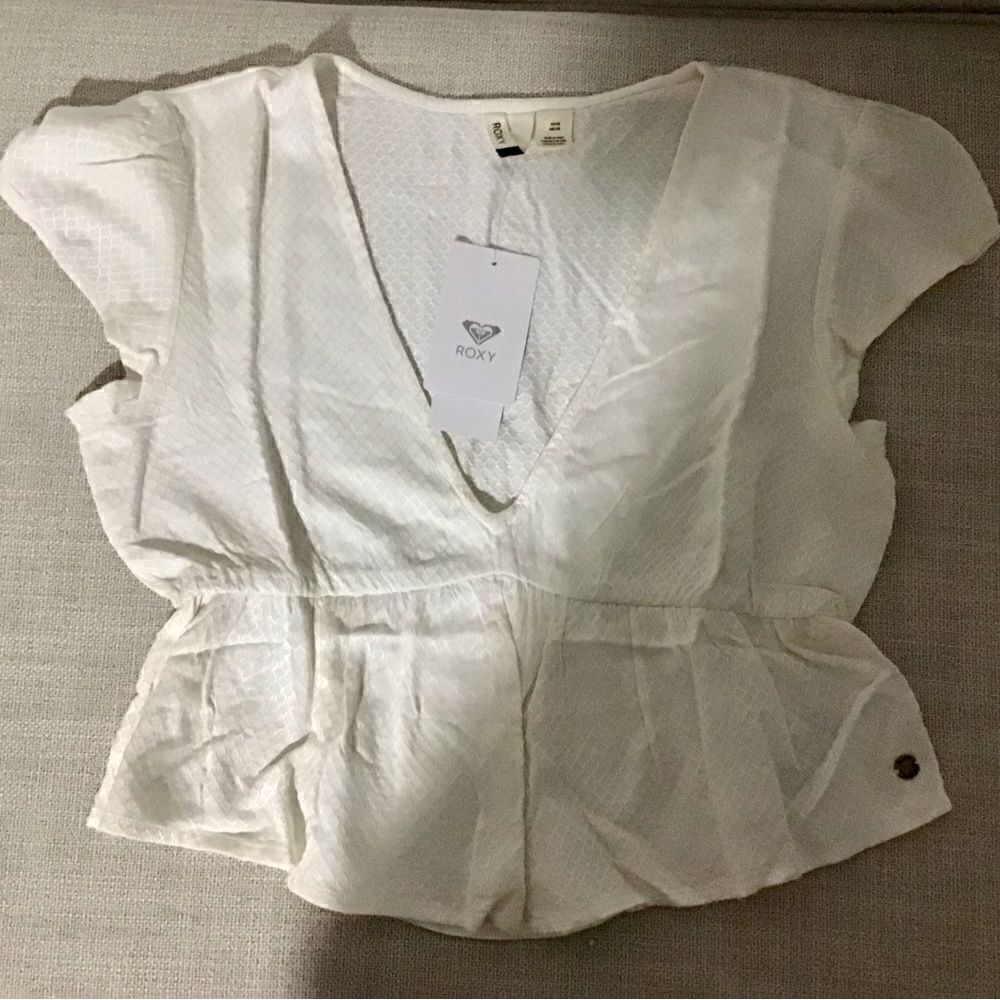 ROXY Sweet Release Woven Top NWT - Picture 5 of 6